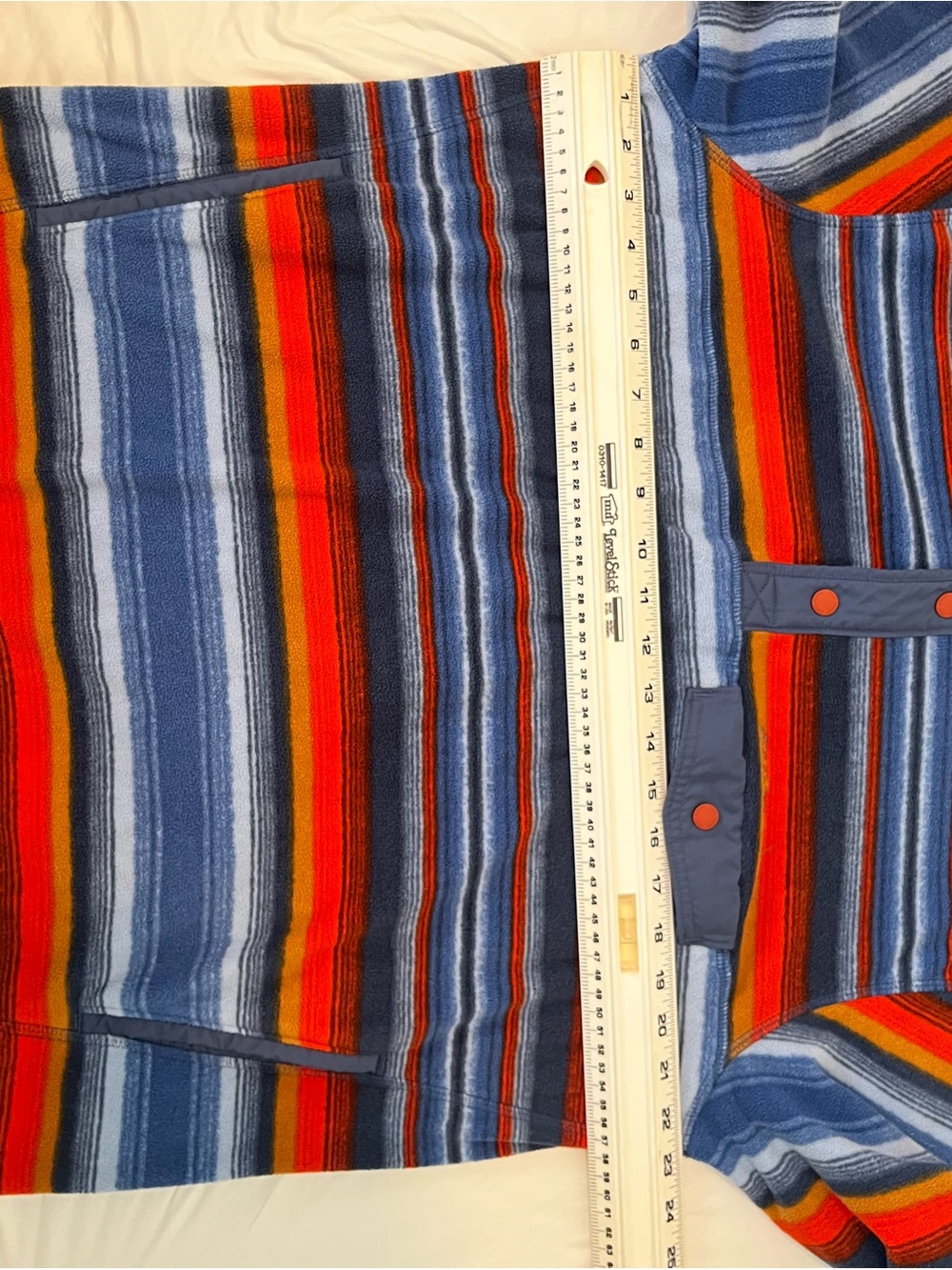 Eddie Bauer Multicolor Striped Fleece Men's Large - Picture 11 of 11